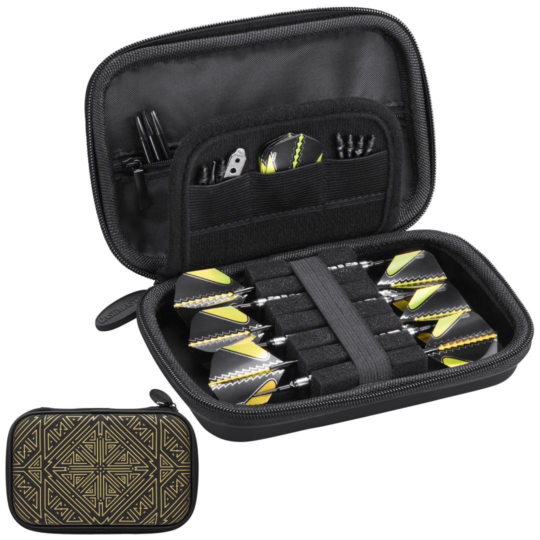 Casemaster Sentinel Dart Case Gold Maze Art Series