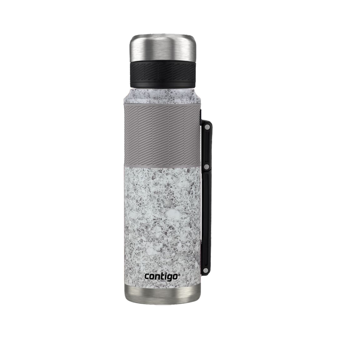 Contigo® Botella Térmica Thermalock, de Acero Inoxidable, Termo al Vacío, a Prueba de Derrames, Libre de BPA, 1,182 ml, Plata Estrellada