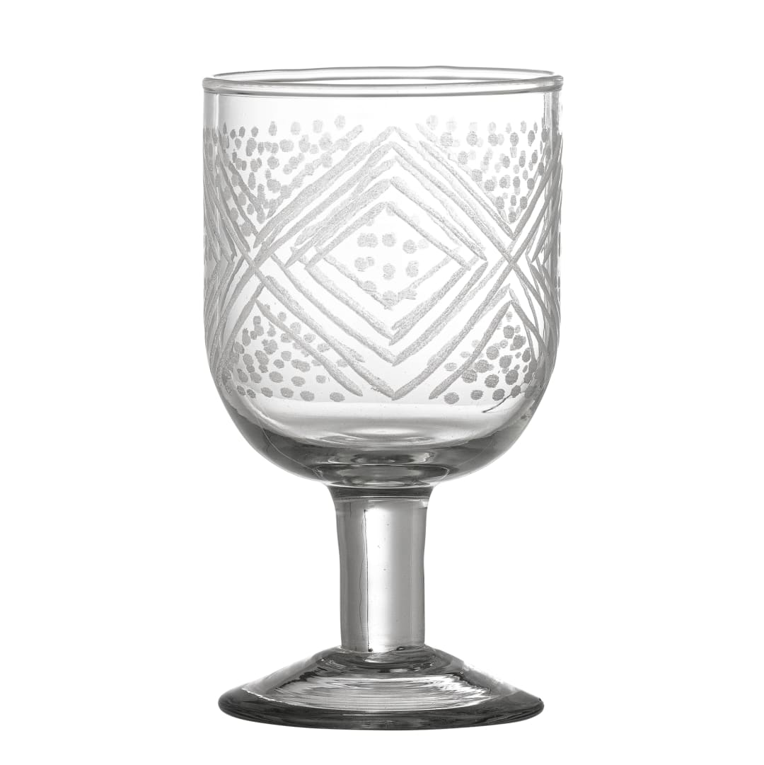 82068196 - Kiyomi Wine Glass, Clear, Recycled Glass STOCK: 151