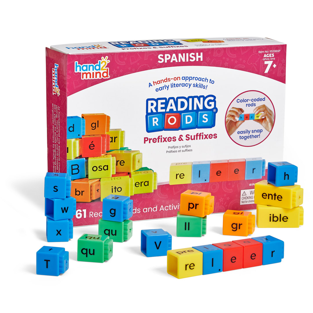 Reading Rods® (Spanish): Prefixes & Suffixes