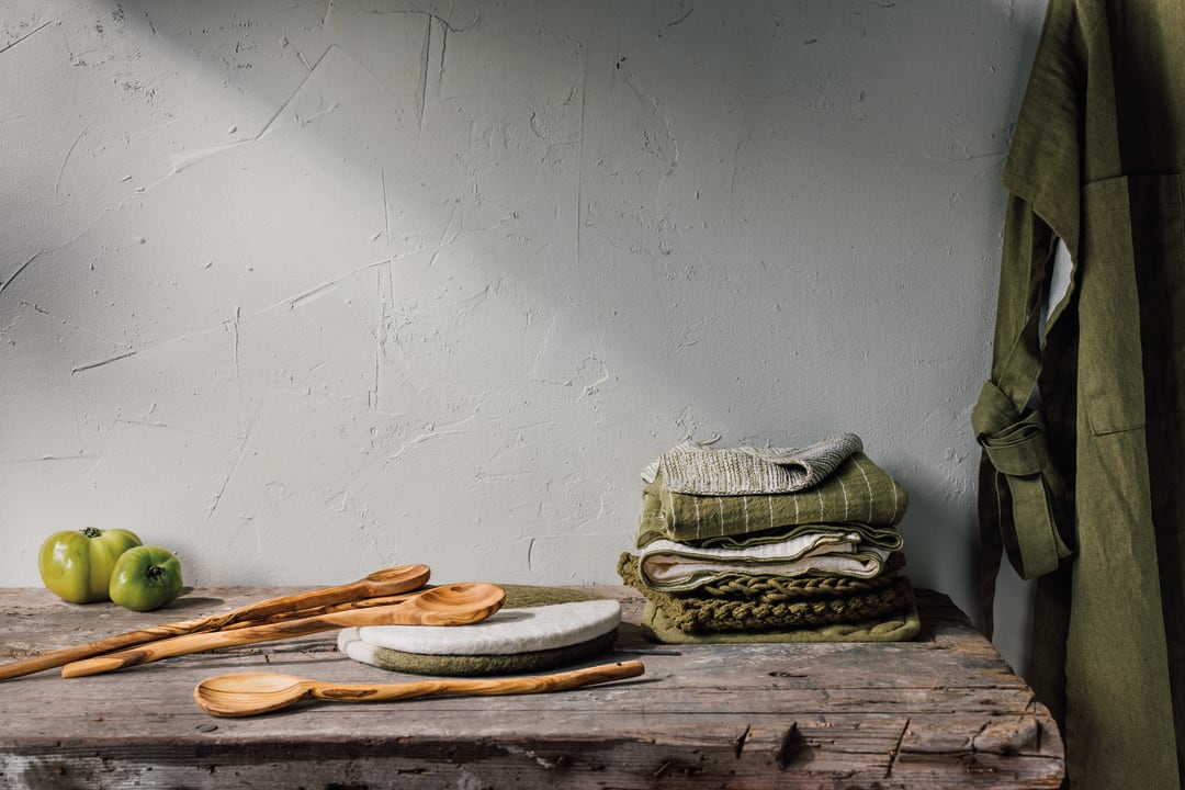 Olive Branch Stonewash Apron