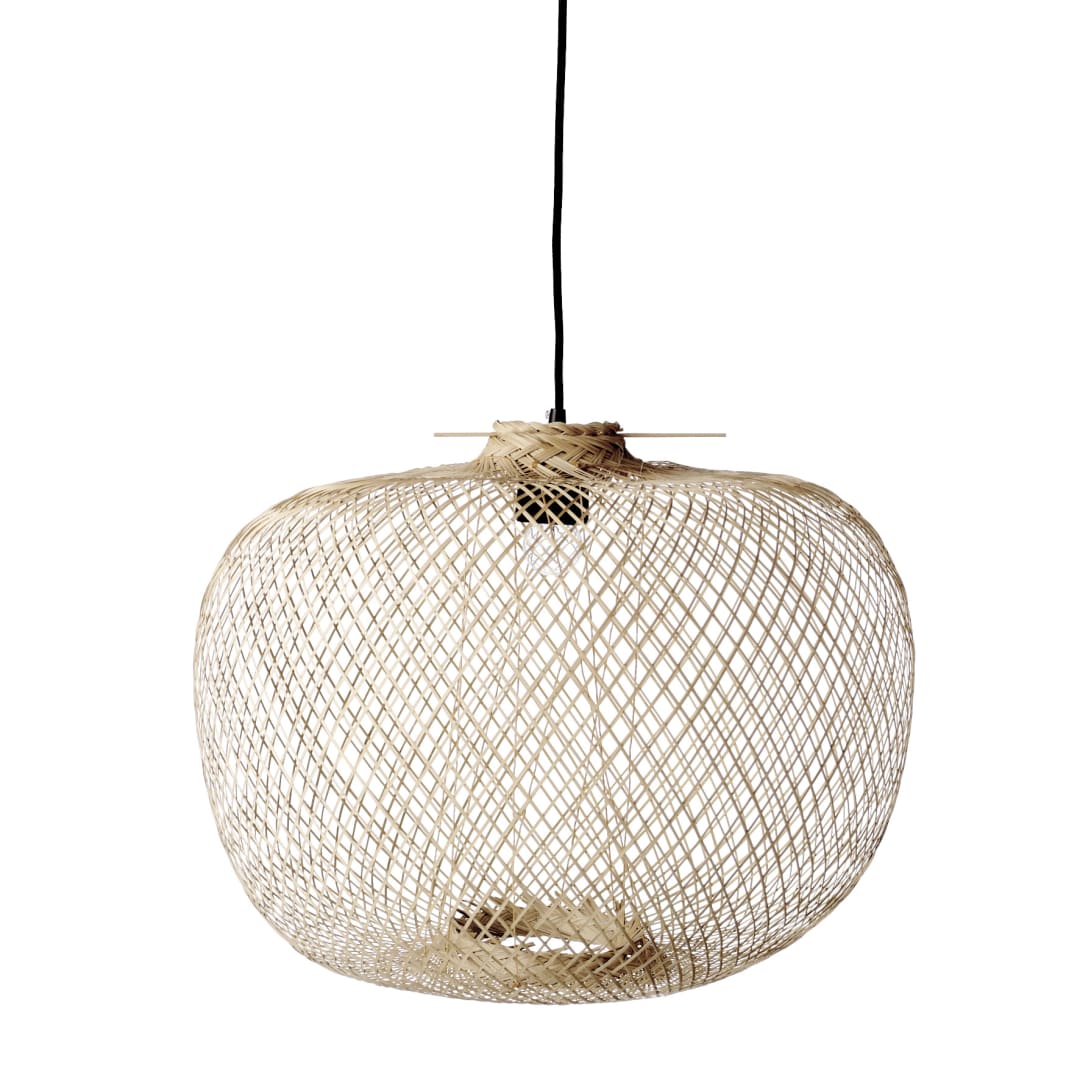 906000 - Rodi Pendant Lamp, Nature, Bamboo STOCK: 133