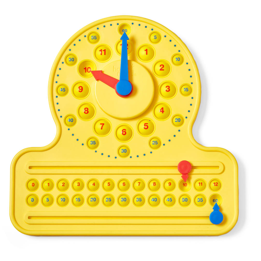 NumberLine Clock™ Sensory Bubble Popper