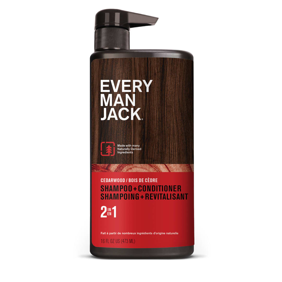 Every Man Jack 2-in-1 Shampoo + Conditioner - Cedarwood - 473ml
