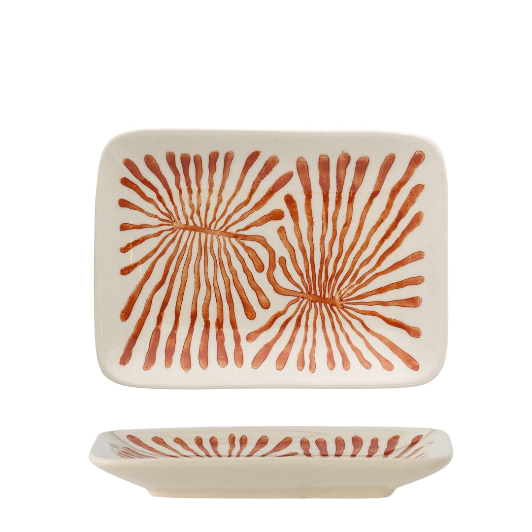 82061399 - Fauni Plate, Multi, Stoneware STOCK: 300