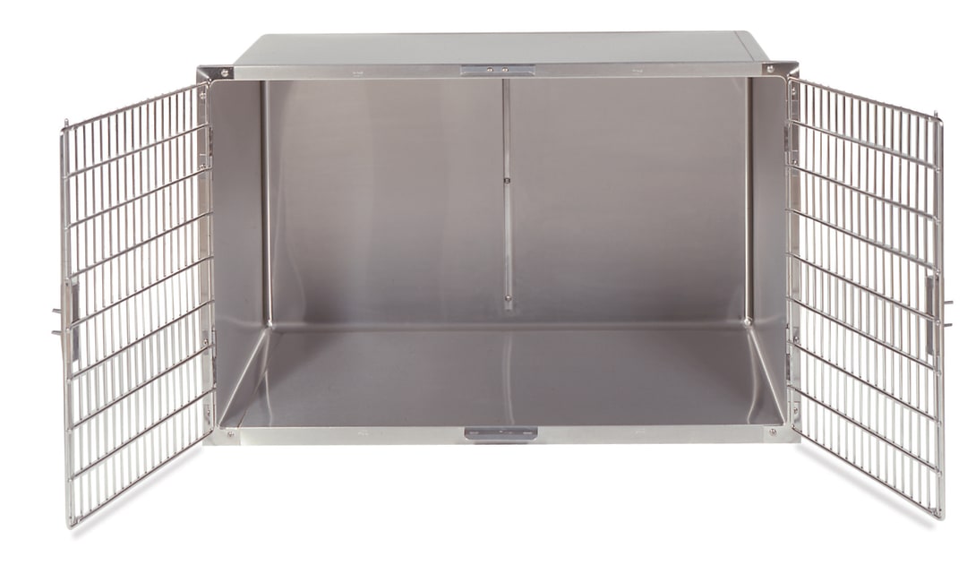 Regal Double Door Stainless Steel Cage, 60" x 30" (1.52mW x 76.2cmH)