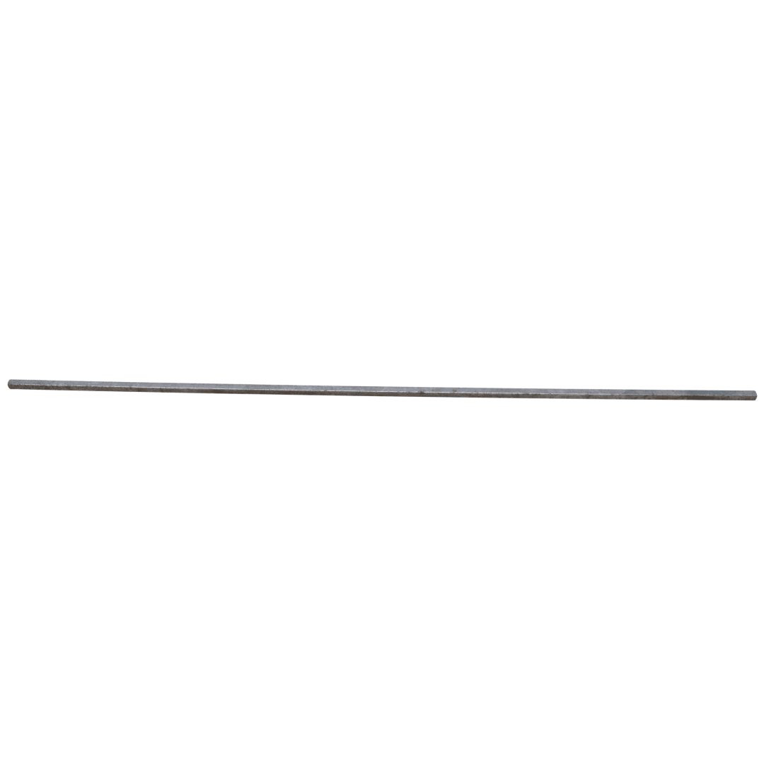1/8H X 1/8W Unplated Bar Key Stock - 12"