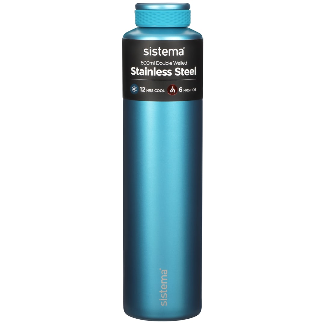 Sistema Hydrate botella de agua de acero inoxidable | 600ml | Mantenimiento de las bebidas fras y calientes | Colores variados
