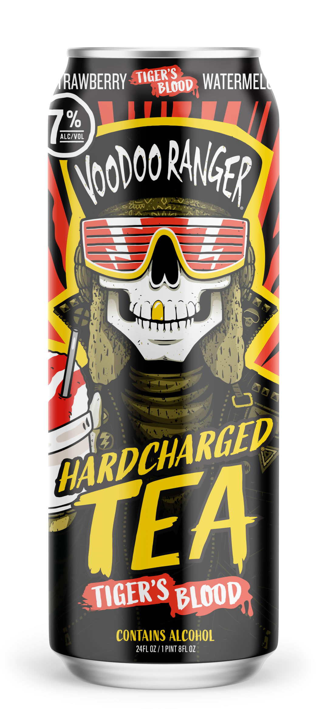 Voodoo Ranger Hardcharged Tea-Tiger's Blood, 24 fl oz Can