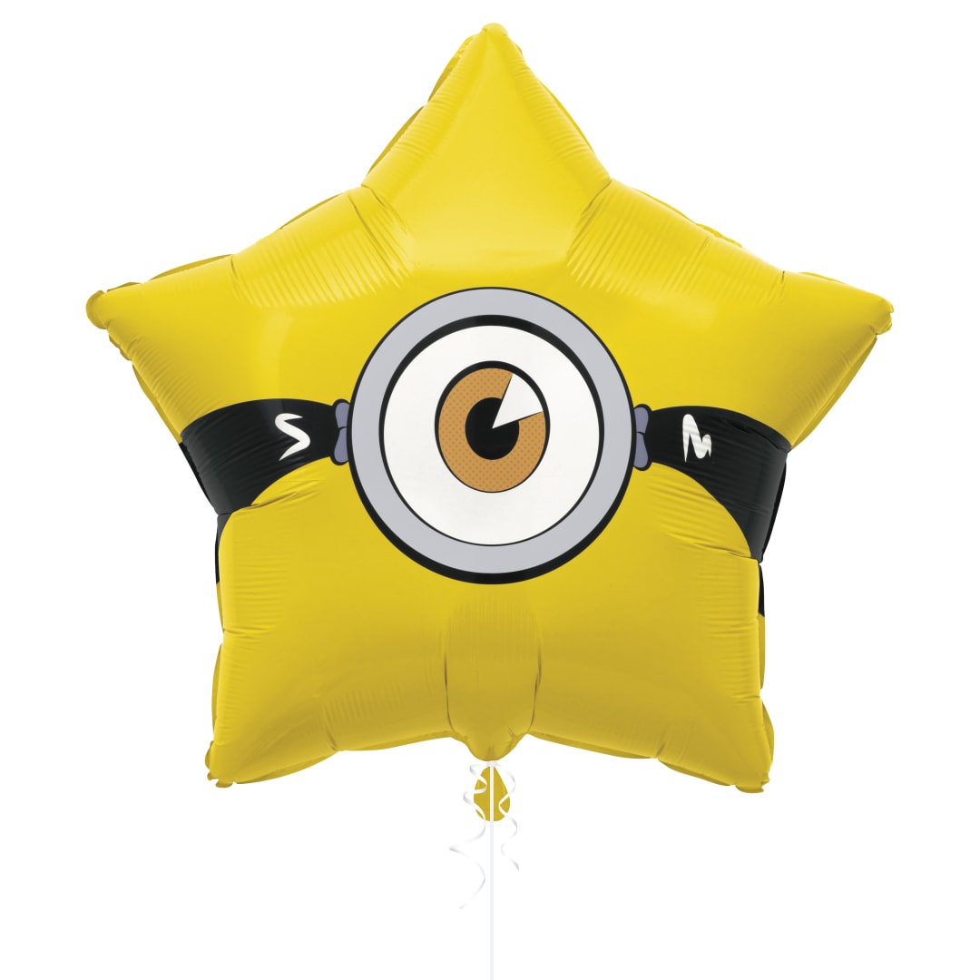 Minions 3 Star-Shaped 30" Giant Foil Balloon - Packaged