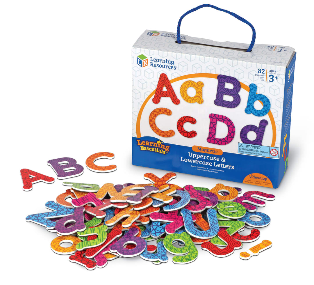 MAGNETIC UPPERCASE AND LOWERCASE LETTERS