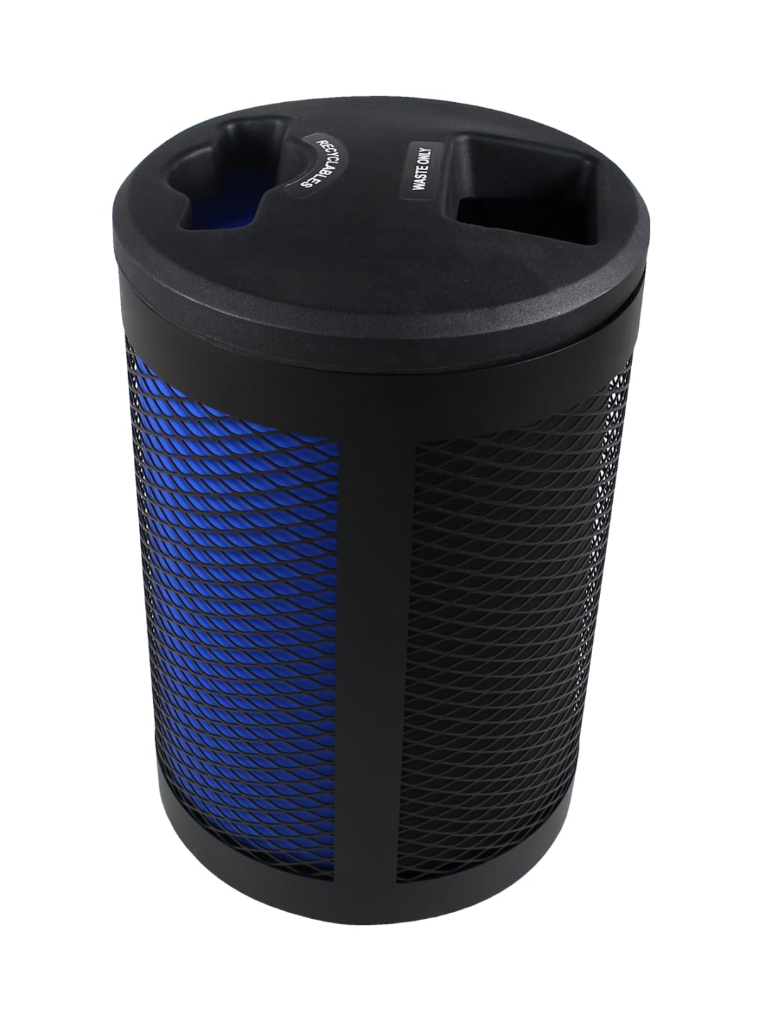  TORONTO - Double - Kit - Recyclables-Waste - Mixed-Full - Black-Blue