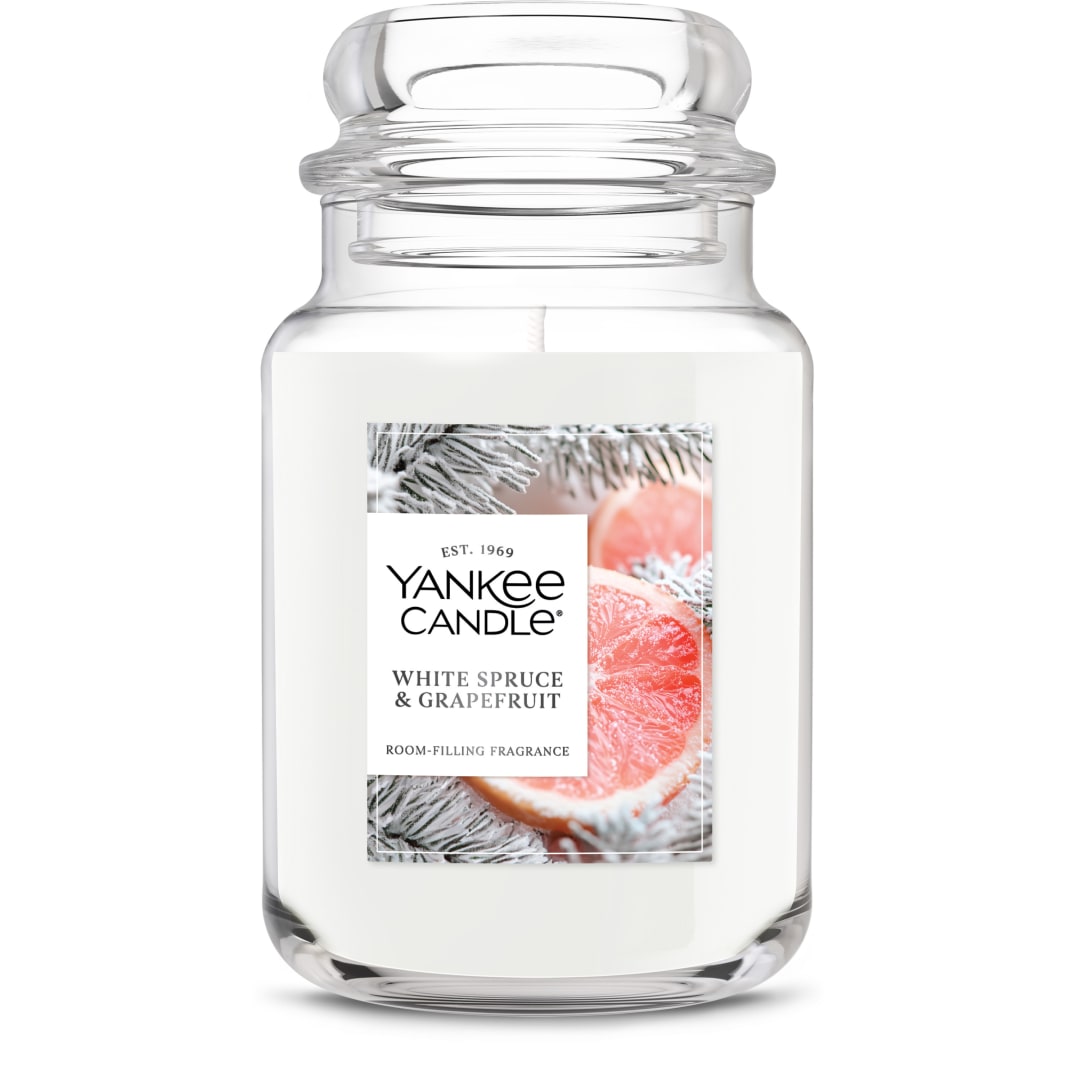 Yankee Candle White Spruce & Grapefruit Original Large Jar Candle