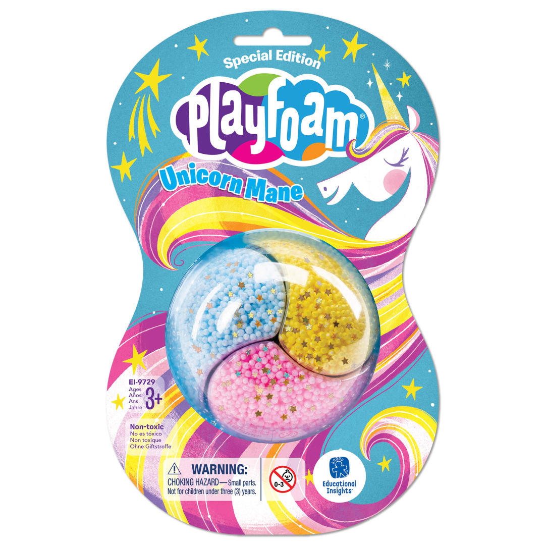 12PK- PLAYFOAM JUMBO PODS UNICORN MANE