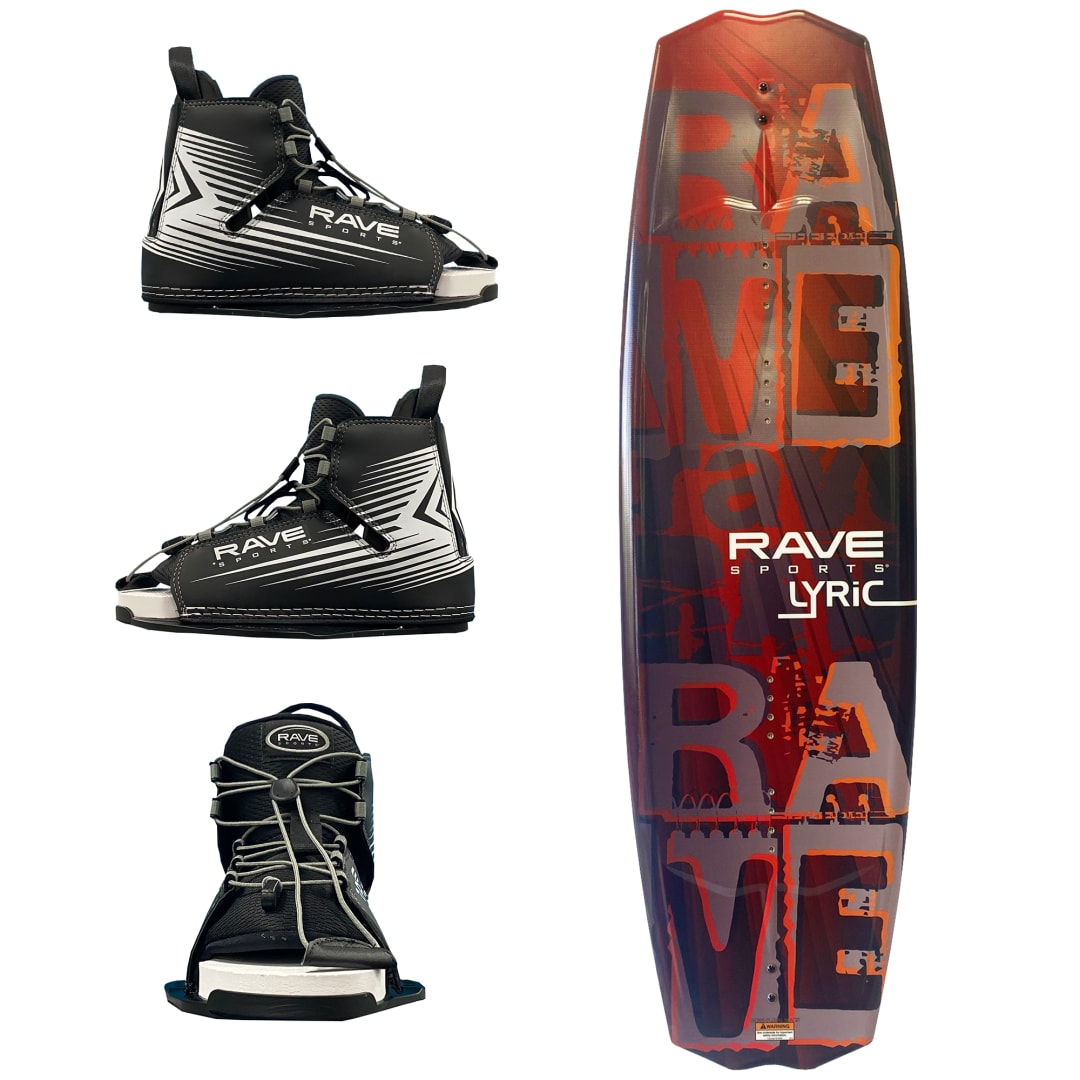 Lyric Red Wakeboard and RAVE B