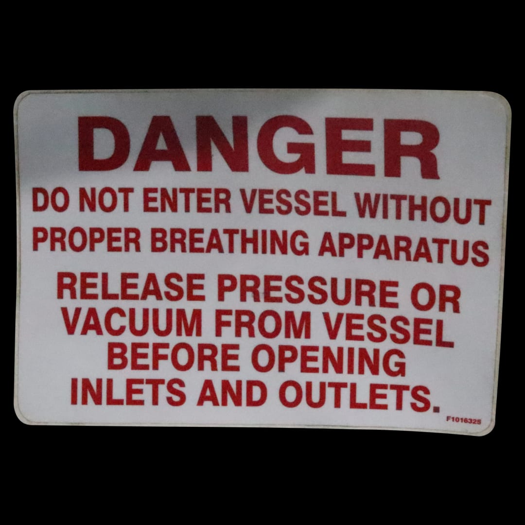 Wastebuilt® Replacement for Cusco Decal - Danger Do Not Enter