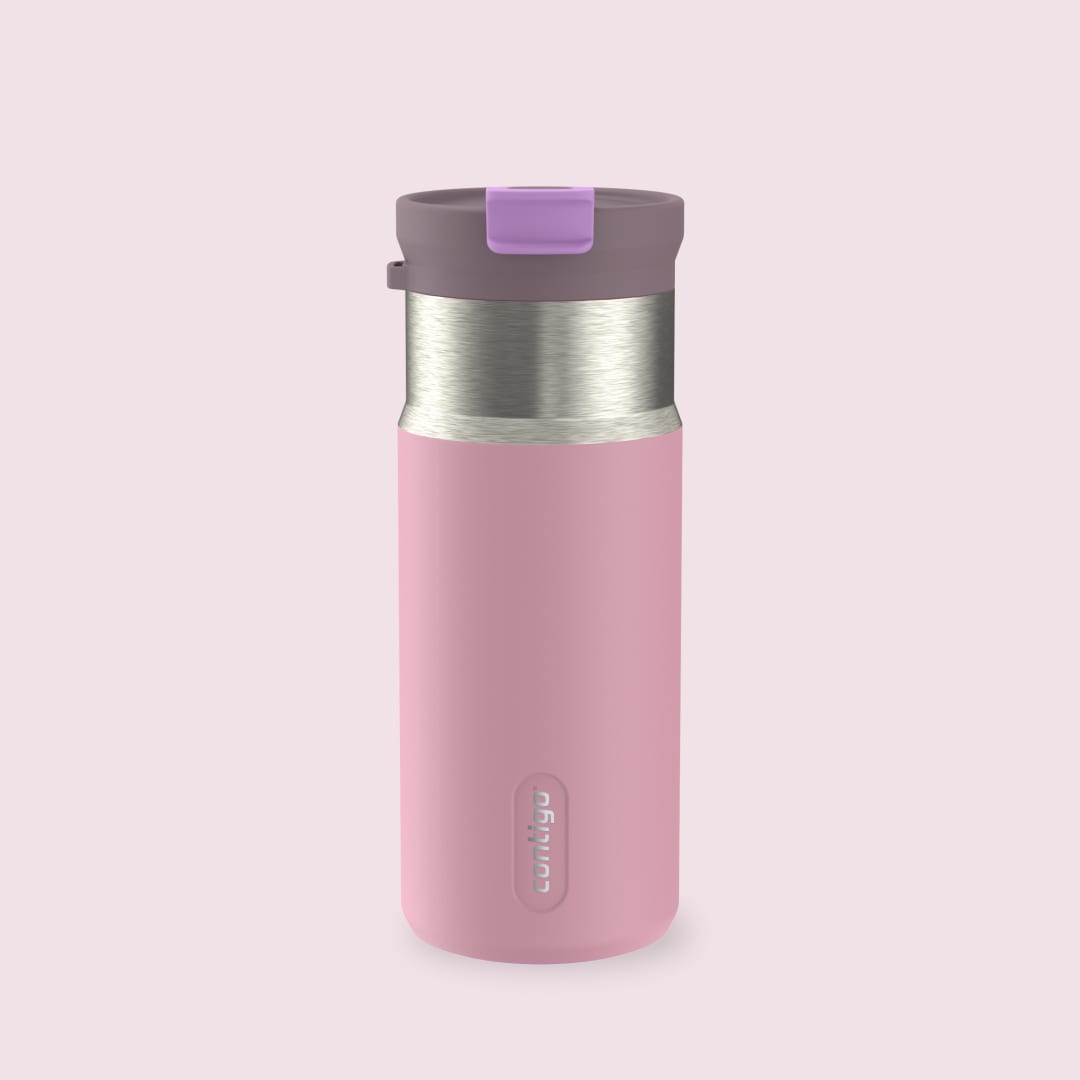 Contigo DualSip® 473 ml Botella Térmica Compacta de Acero Inoxidable a Prueba de Fugas con Tapa de Doble Uso
