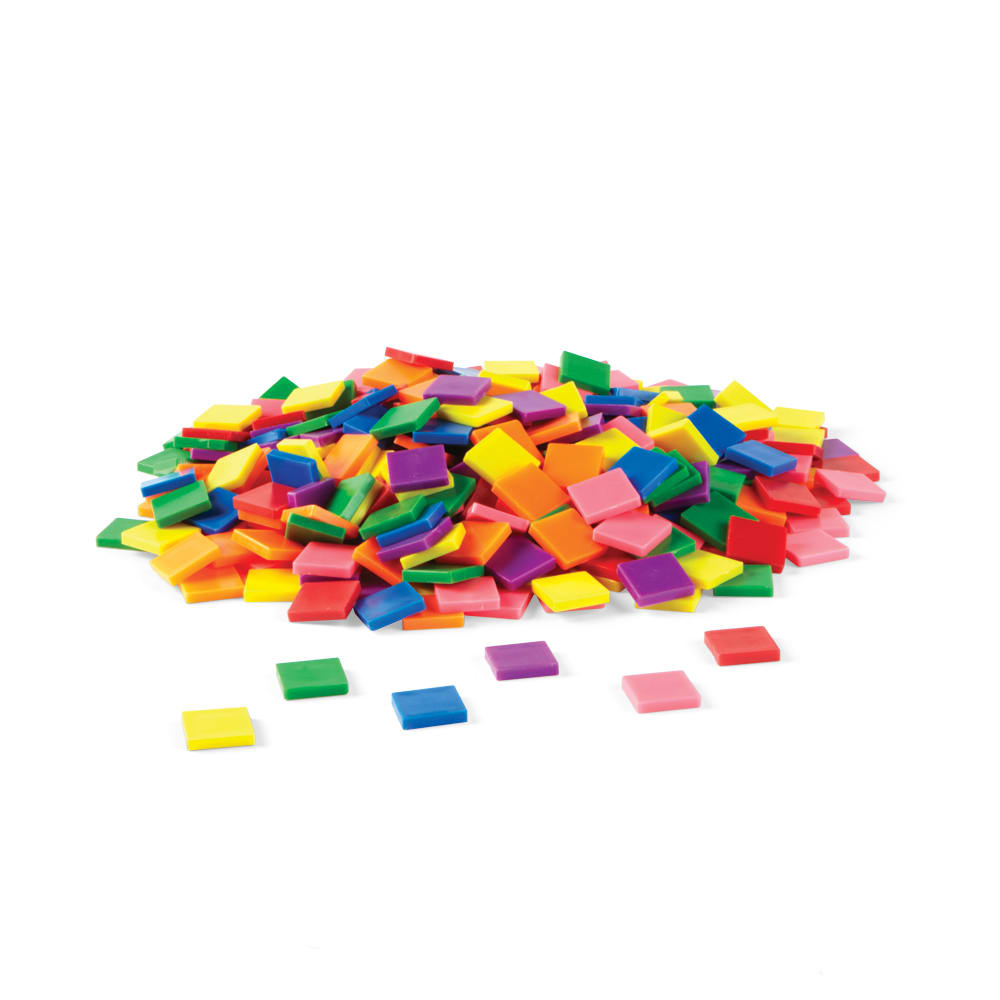COLOR TILES, RAINBOW 1" S/400