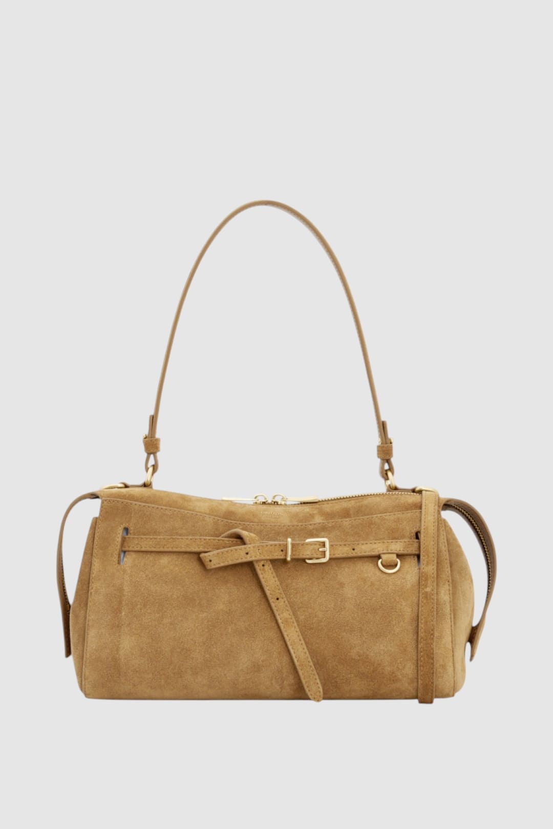 Cleo Suede Shoulder Bag
