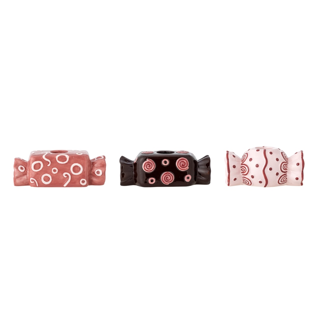82072924 - Maiano Candle Holder, Rose, Ceramic STOCK: 61