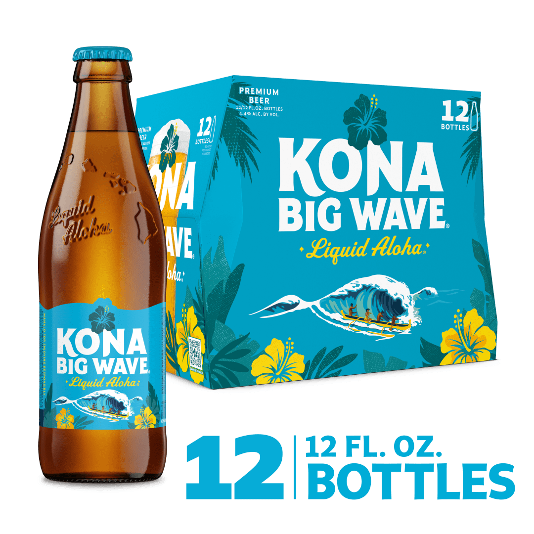Kona® Big Wave Liquid Aloha Premium Beer, 12 Pack 12 fl. oz. Bottles