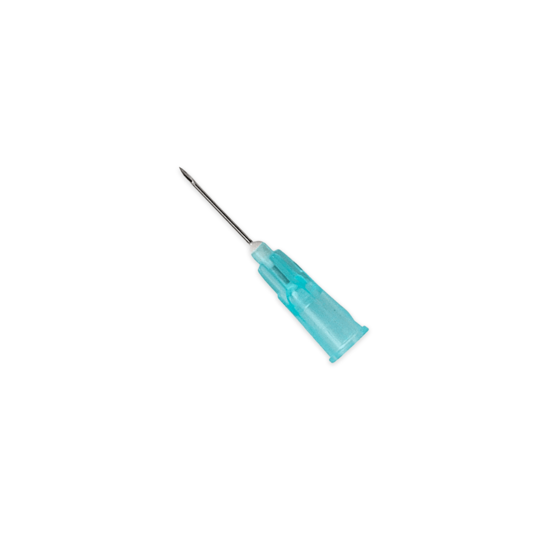 KRUUSE Vet Hypodermic Needle, Blue, 23G x 16mm, Sterile