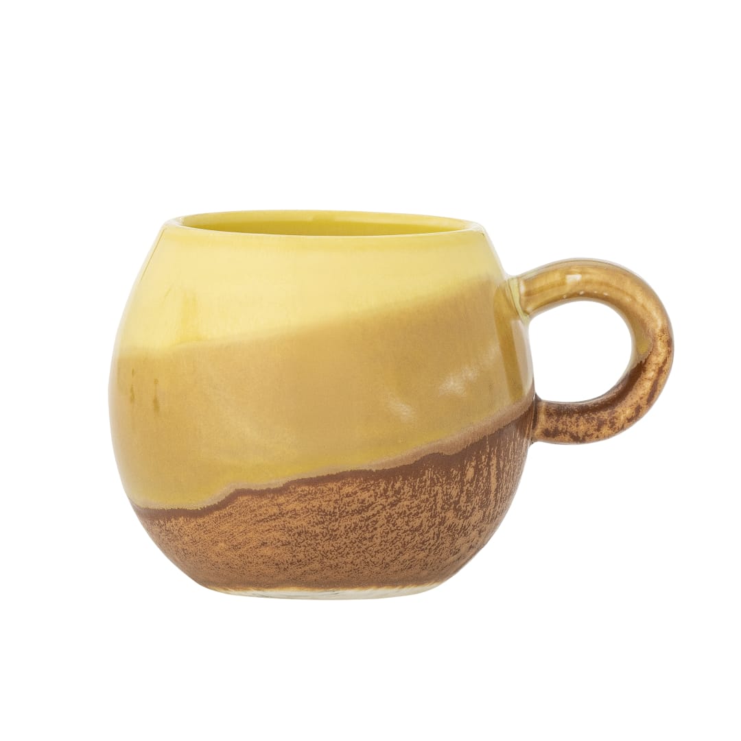 82072703 - Paula Cup, Yellow, Stoneware STOCK: 300