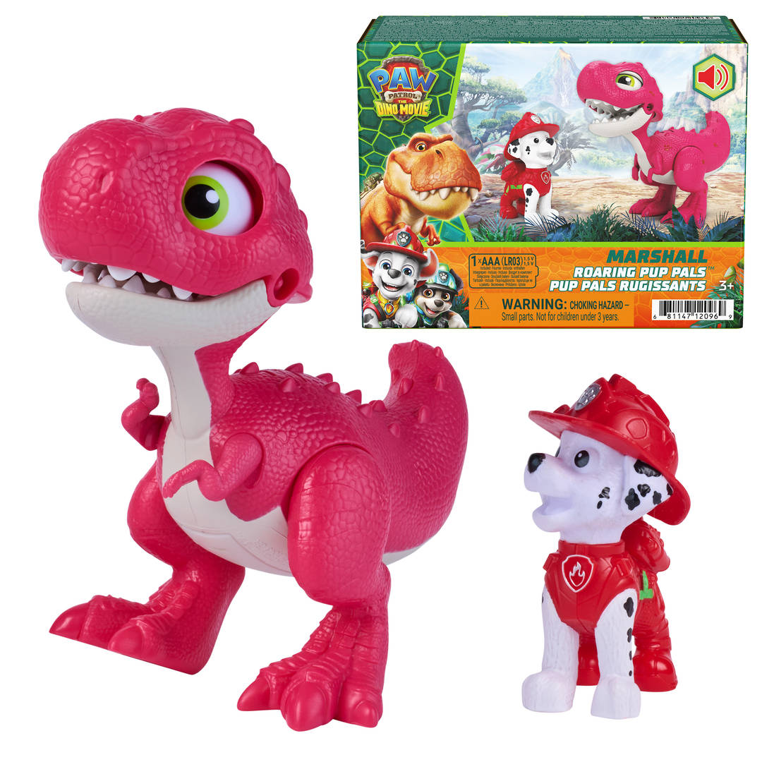 PAW Patrol: The Dino Movie, Marshall Roaring Pup Pals, Dinosaur Pup Duo
