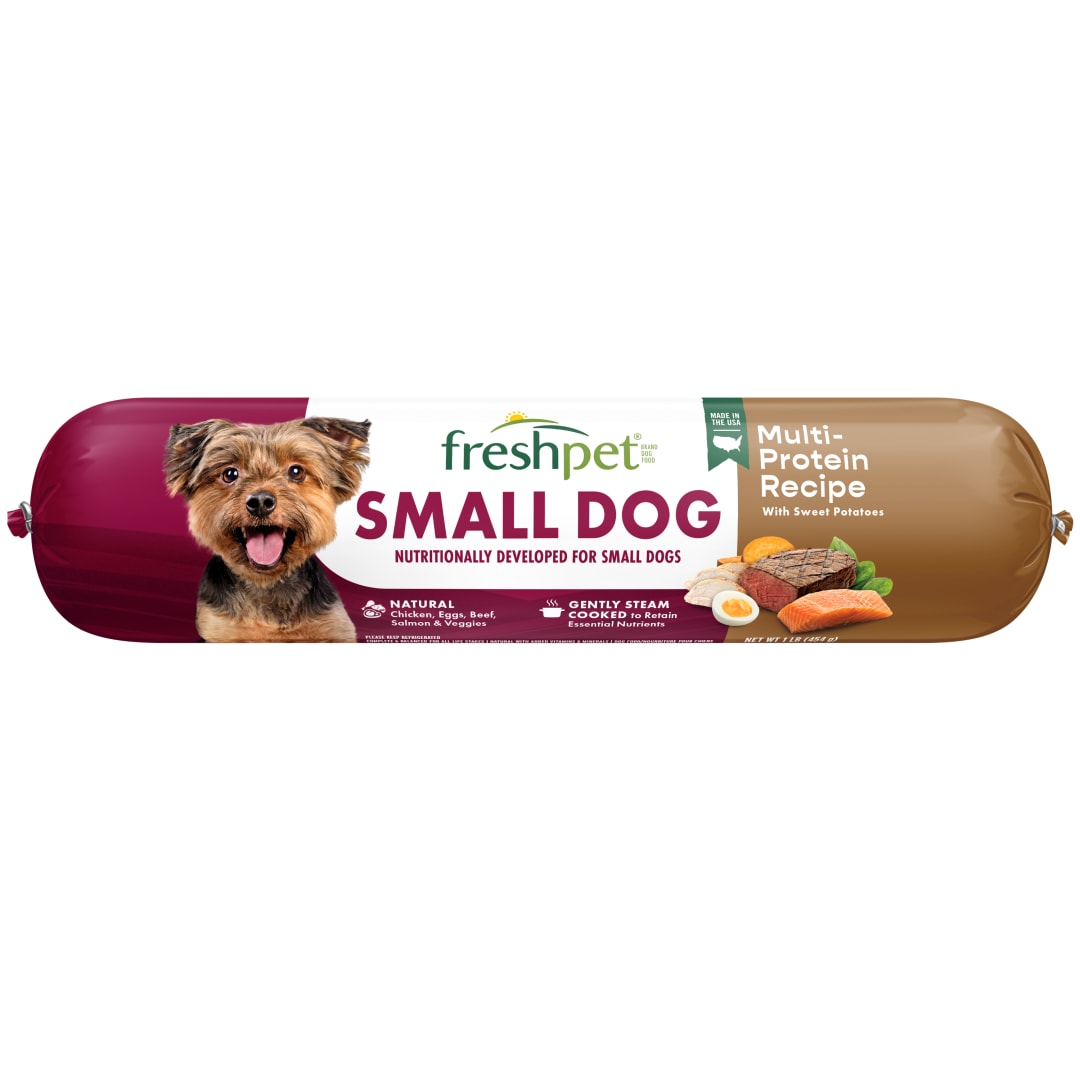Freshpet Healthy & Natural Dog Food, Small Dog Fresh Multi-Protein Roll, 1 lb