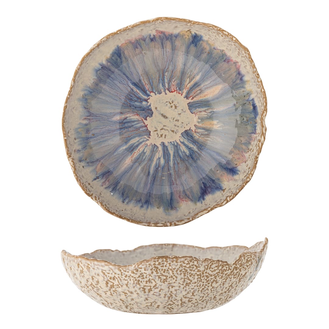 82061435 - Amalia Bowl, Blue, Stoneware STOCK: 300