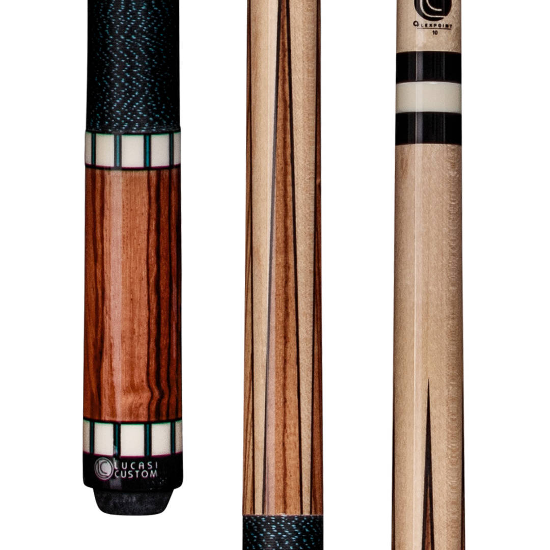 Lucasi NAT. ZEBRAWOOD 4PT, BLK