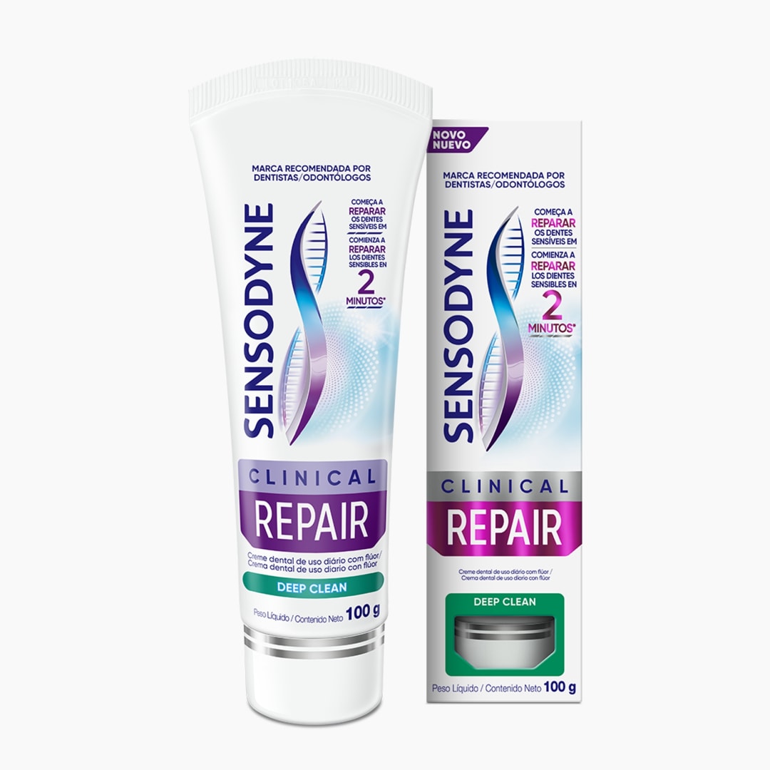 Sensodyne Creme Dental Clinical Repair Dentes Sensíveis 100g