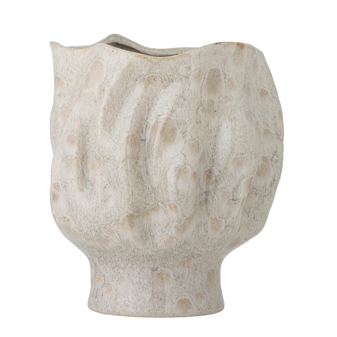 82072443 - Adair Vase, White, Stoneware STOCK: 300