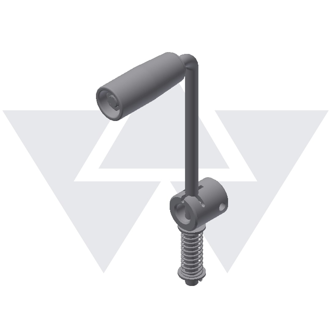 Crank Handle, Spring Locking