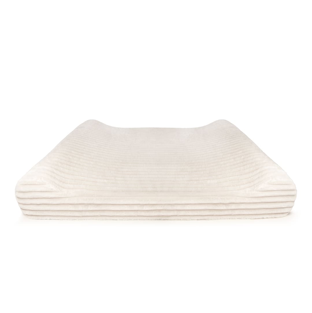 FurHaven Recliner Orthopedic Foam Dog Bed, Washable Cover, Giant, Ivory