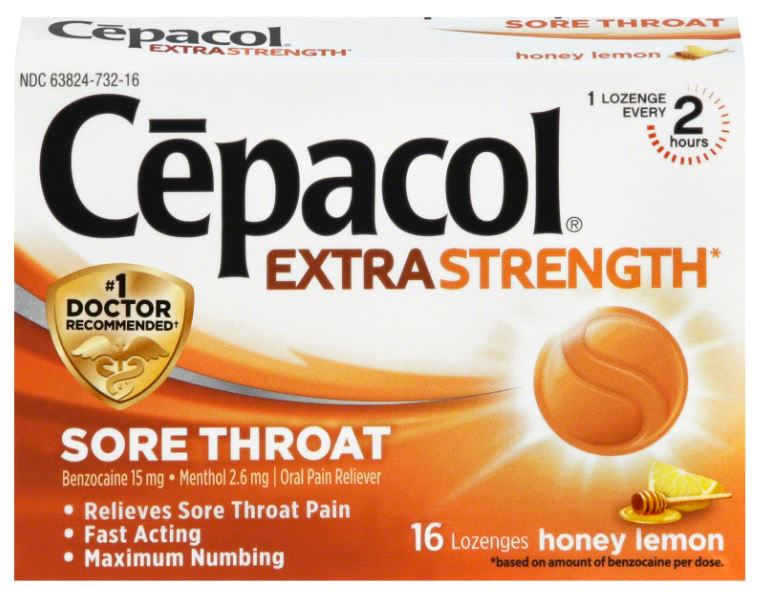 CEPACOL® Extra Strength Lozenges - Honey Lemon 24/16 ct.