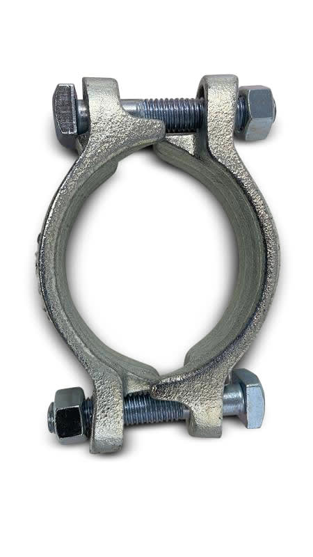 Aeroquip 3 4/64 ID - 3 24/64 OD Double Bolt Clamp