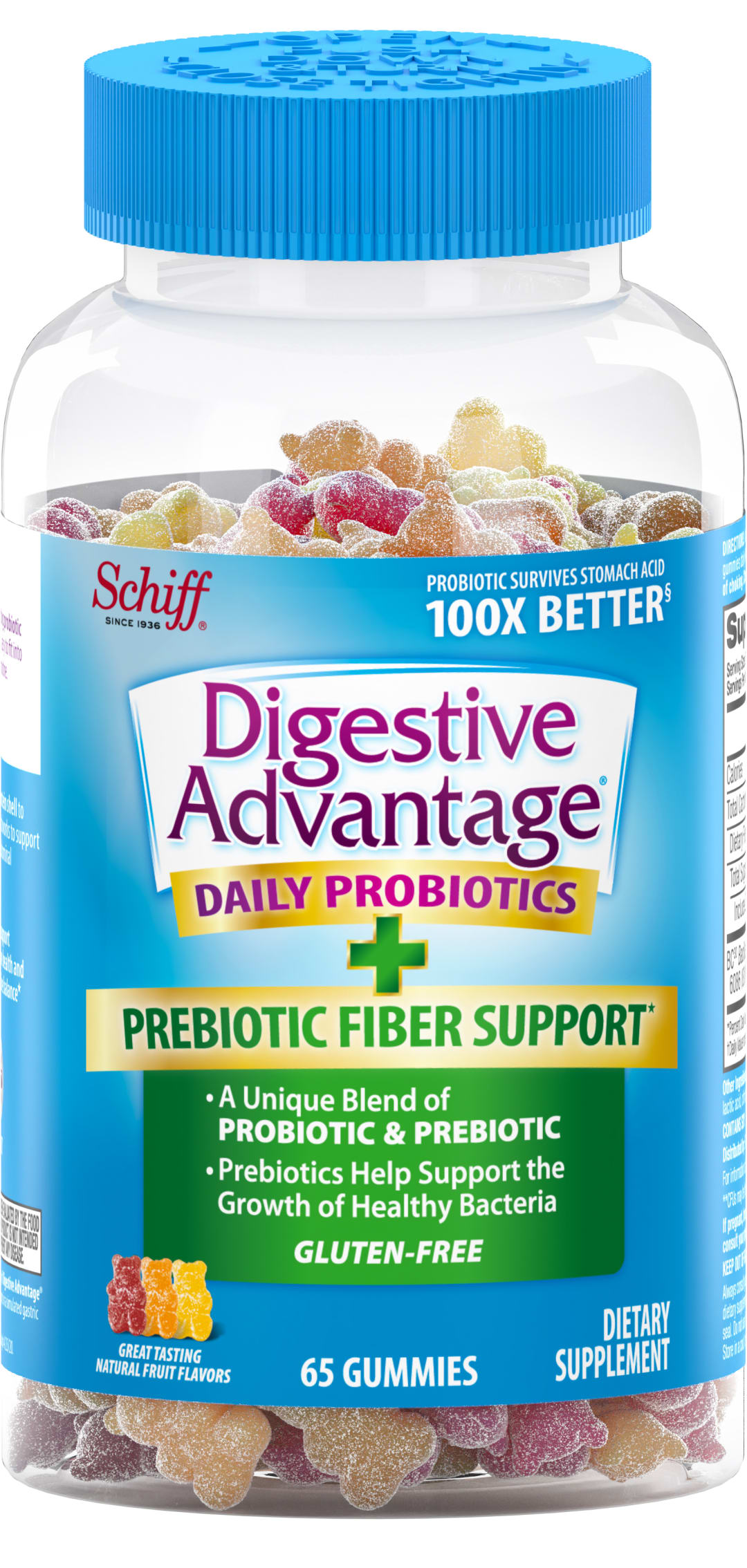 DIGESTIVE ADVANTAGE® Prebiotic Plus Probiotic - Gummies 12/65 ct.