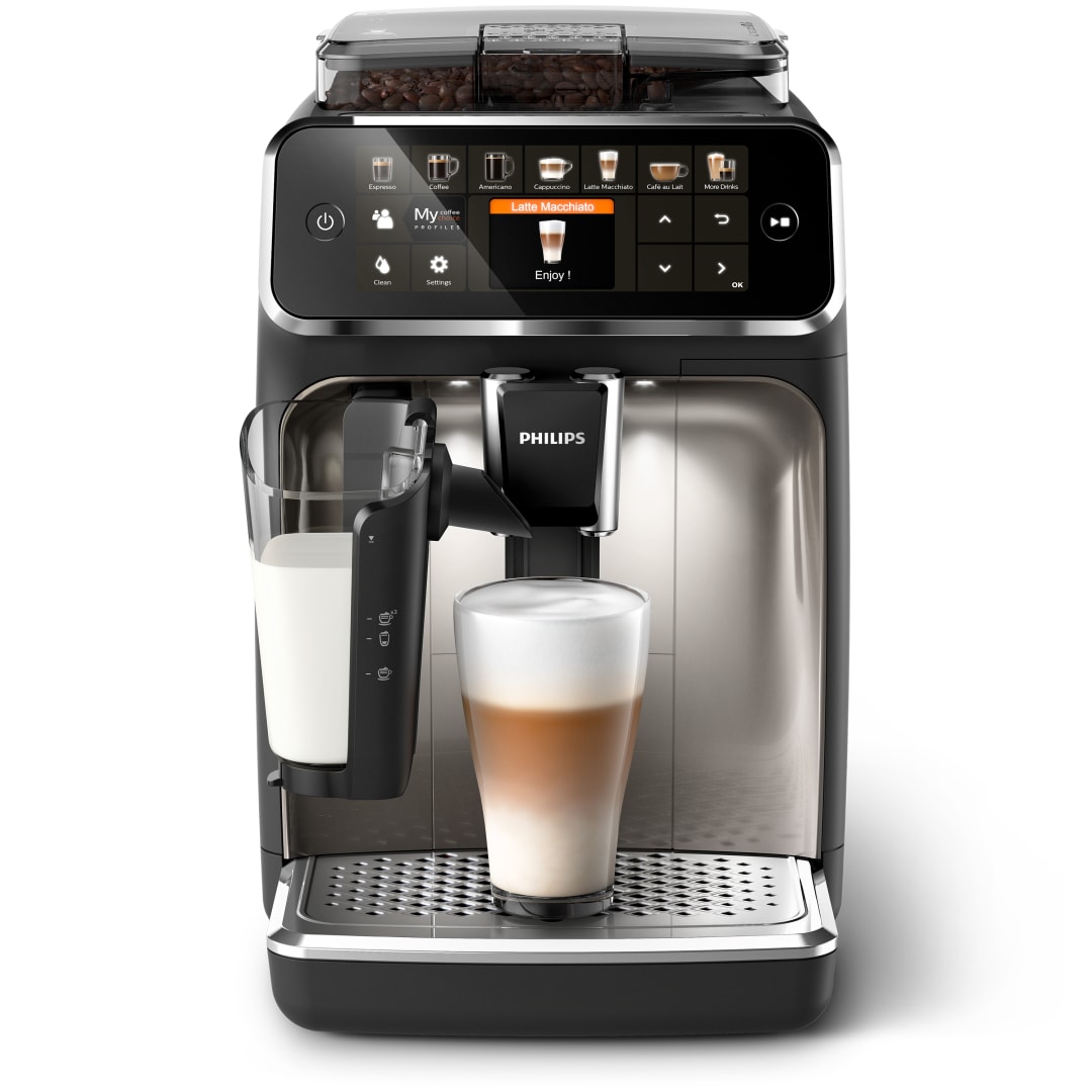 Philips 5400 Series Fully Automatic Espresso Machine with LatteGo Milk Frother