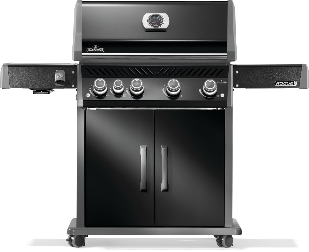 Rogue® PRO 525 Natural Gas Grill with Infrared Side Burner, Black