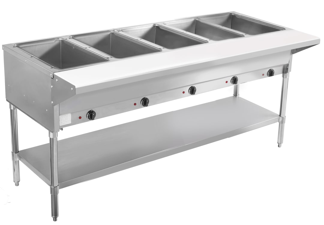 BVST-5-240 - Electric Steam Table - 5 Dry Well - 240V
