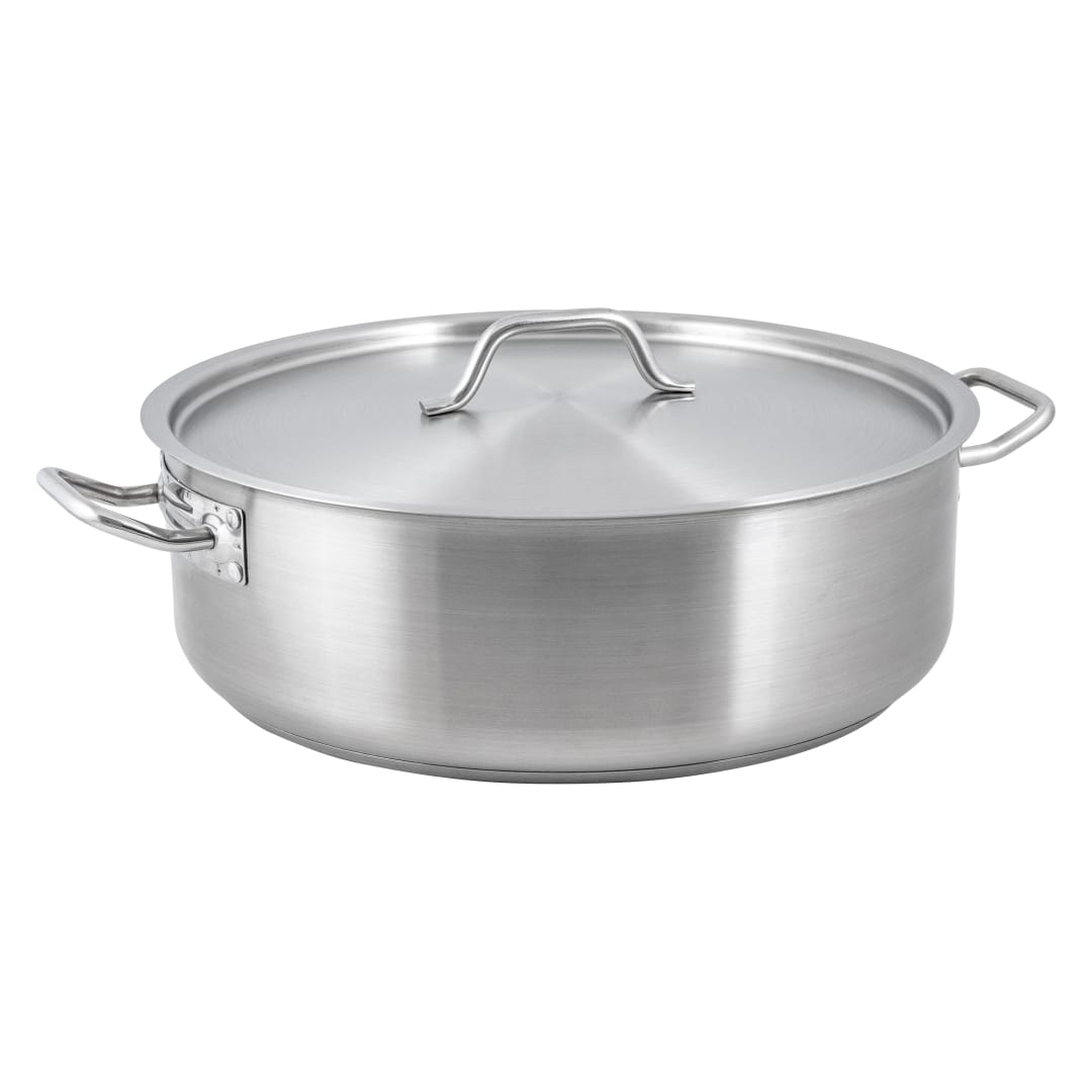 BRSS-25 - BRAZIER S/S 25 QT W/COVER