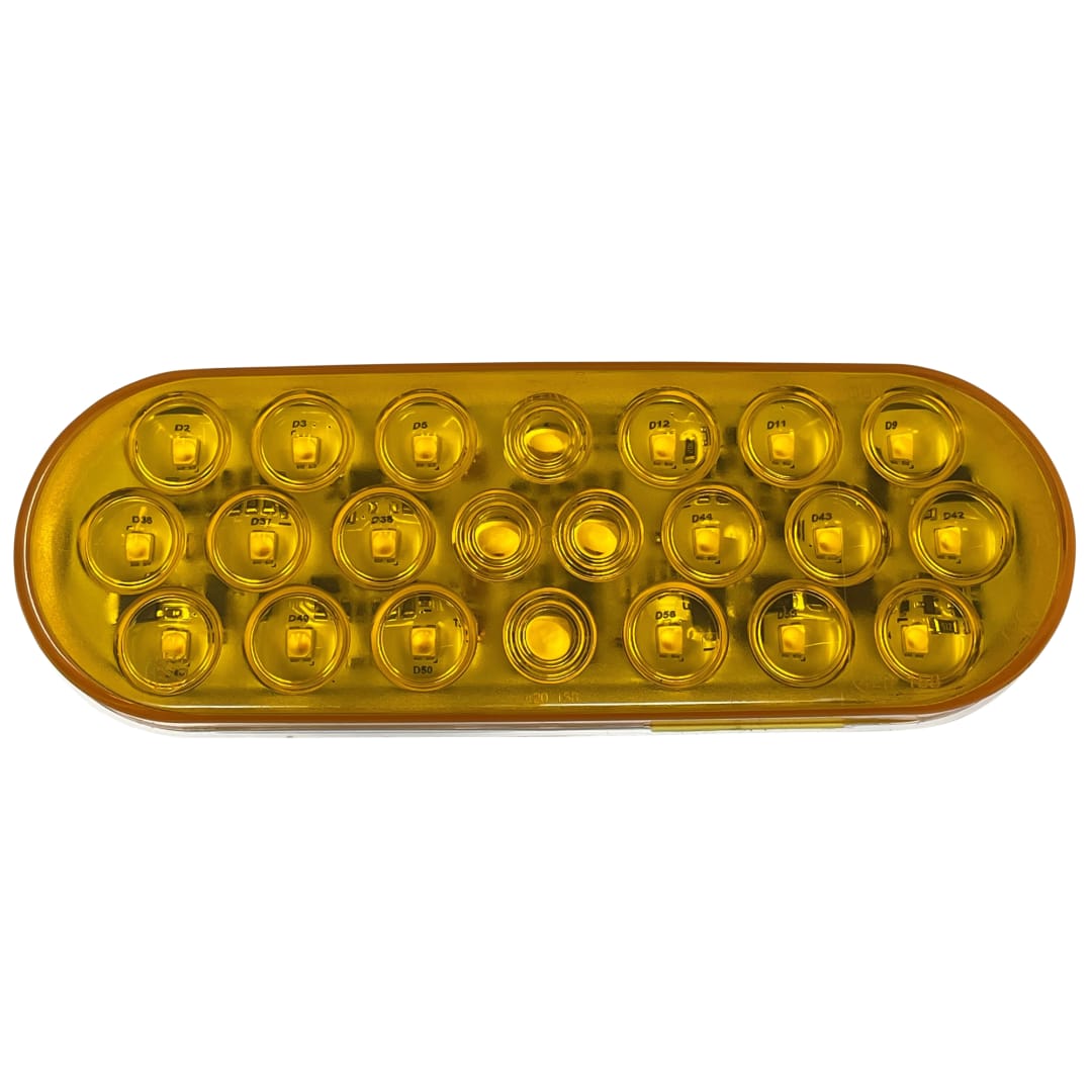 Wastebuilt® Replacement for Peterson Manufacturing Oval Amber LED Light Position 1