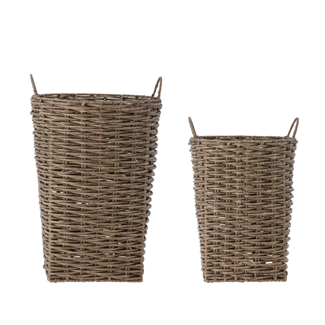 82065373 - Cestina Basket, Brown, Polyrattan STOCK: 106