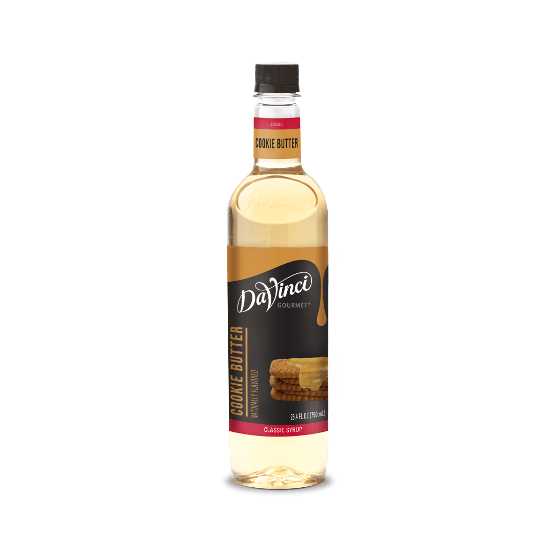 DaVinci Gourmet Cookie Butter Syrup, Plastic Bottle, 4 x 750 mL