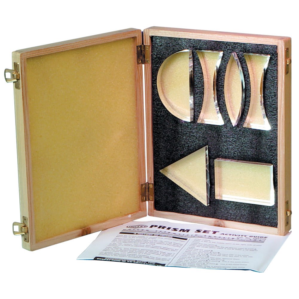 PRISM & LENS SET, ACRYLIC, SET/6