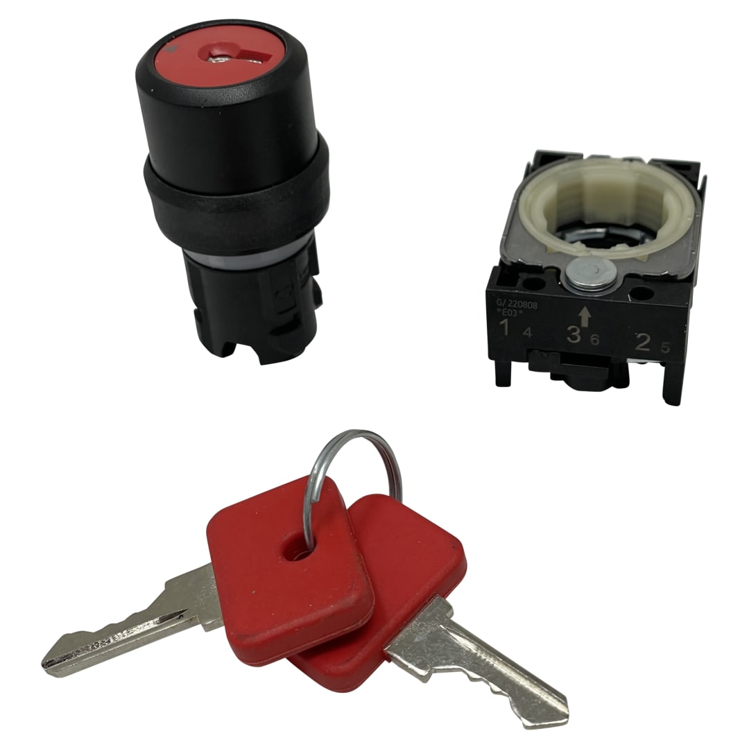Galbreath™ Operator, 22MM 3 Position Key Select