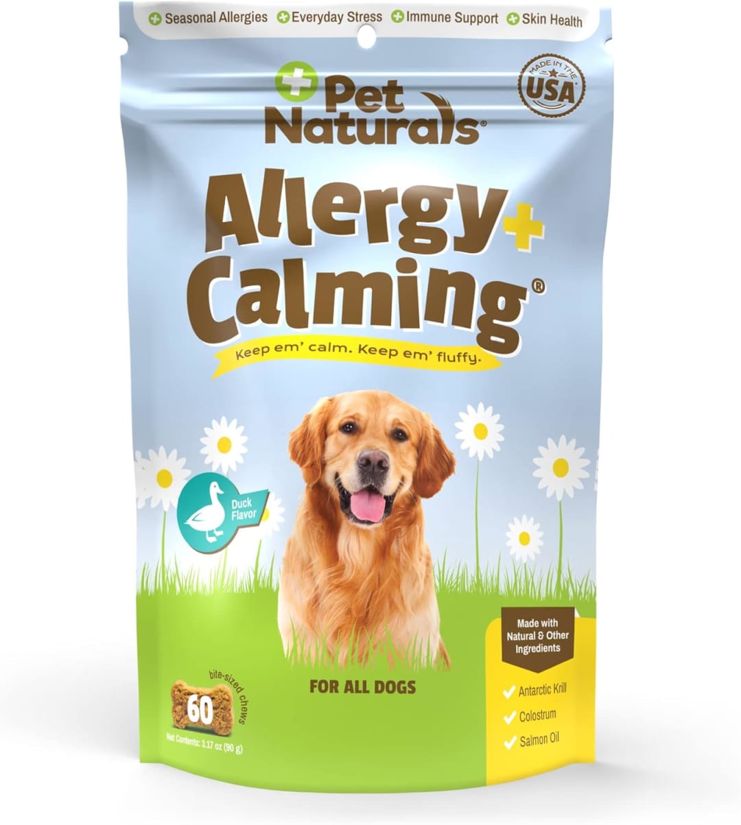 PN Allergy Plus Calming Chews, Dogs, 60ct