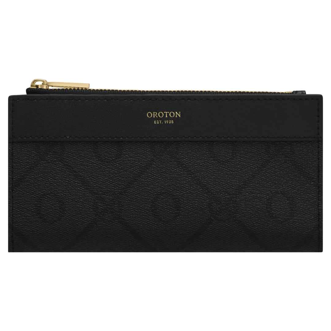 Harvey Signature Slim Zip Wallet