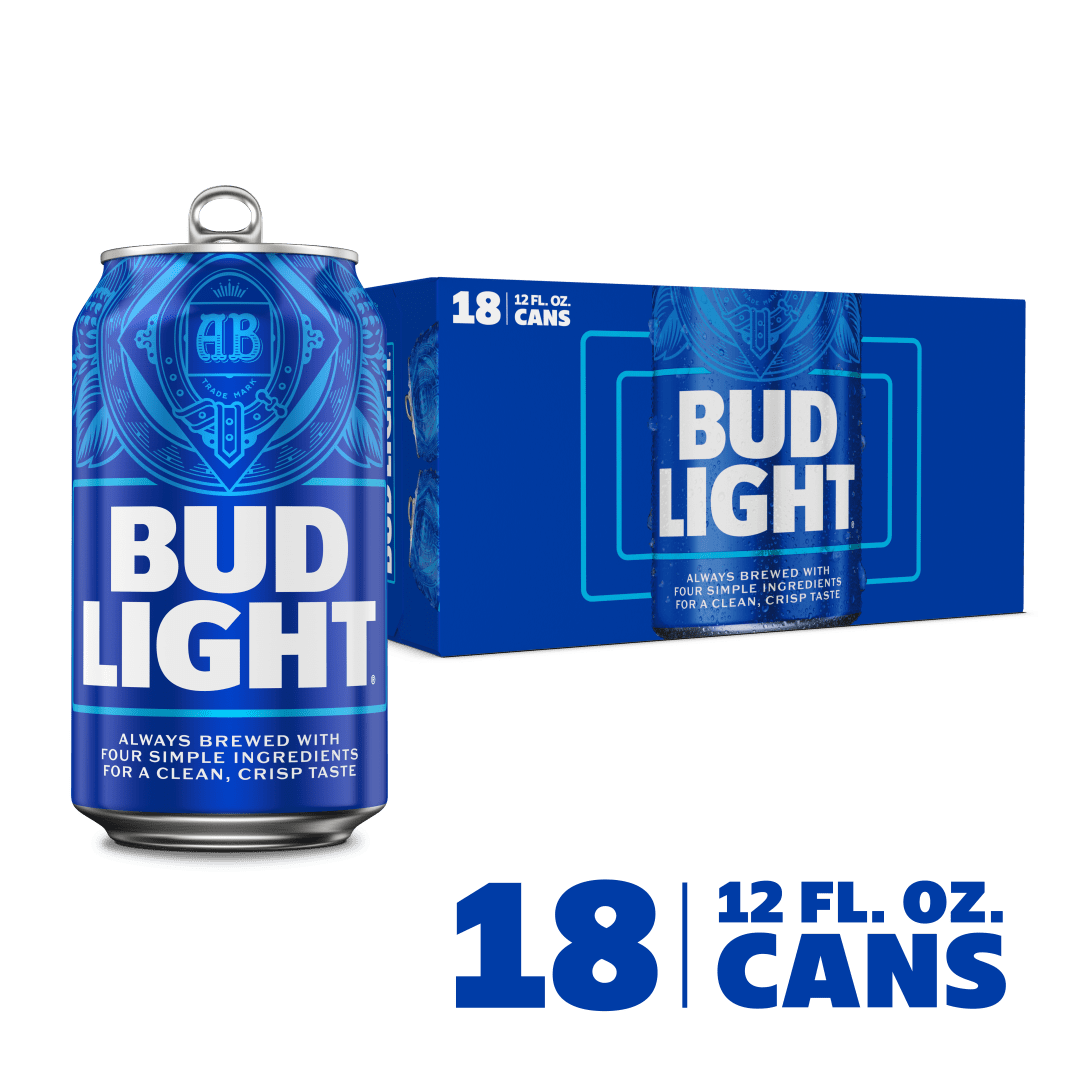 Bud Light Beer 18 - 12 fl oz Cans